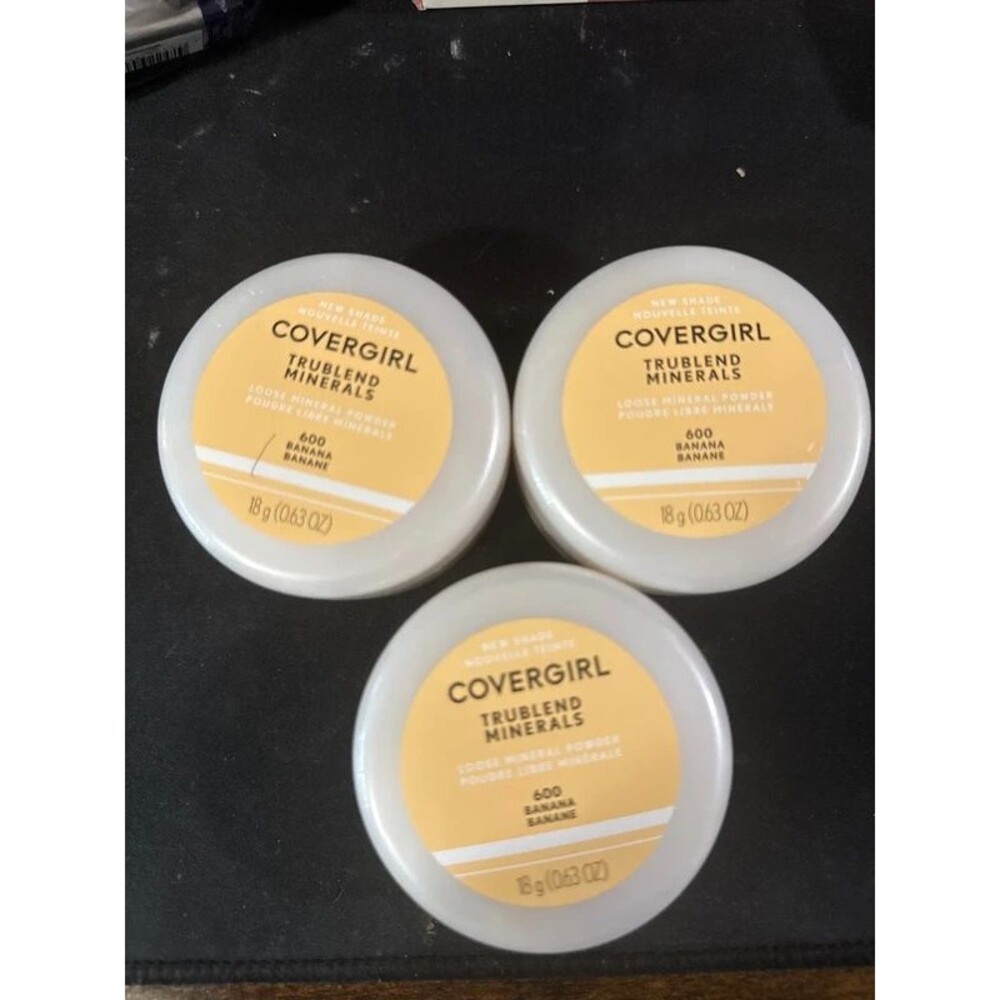 Pack of 3: Covergirl TruBlend Loose Mineral Powder 600 Banana - Sealed
